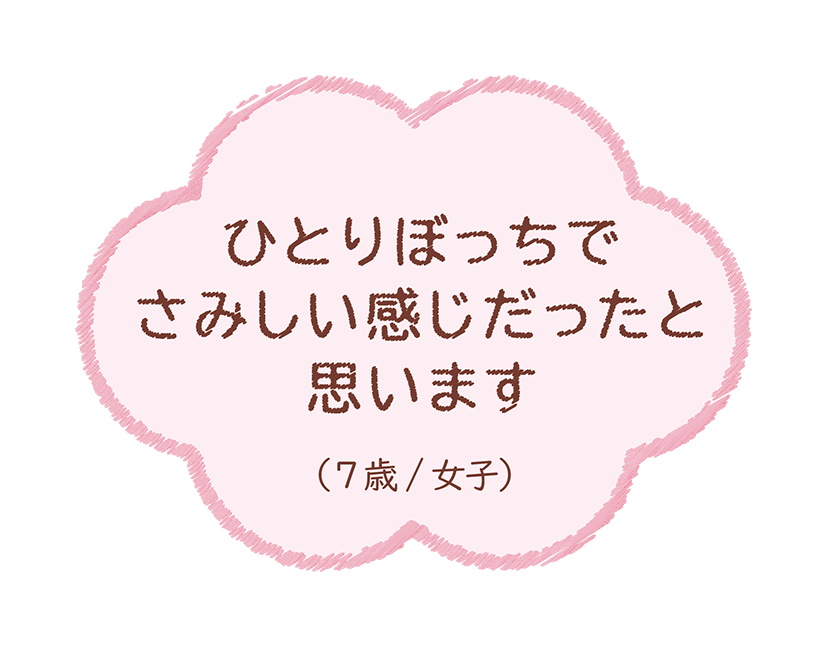 焼けたらあぶないし守ってあげたい優しいテゴだから‥(7歳/女子)