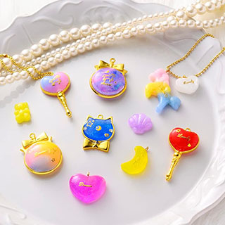 キャンディねんどでつくる　つやぷるアクセサリー