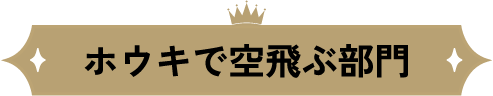ホウキで空飛ぶ部門