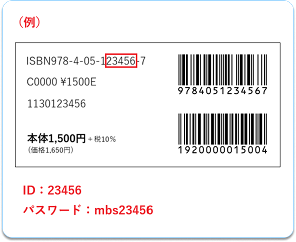 バーコードの例