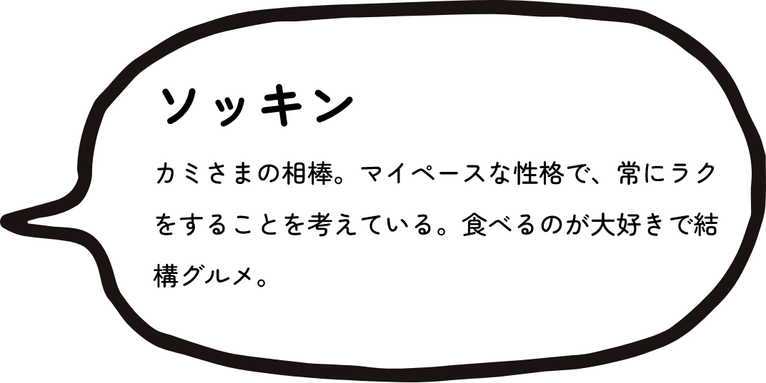 キャラクター紹介：ソッキン